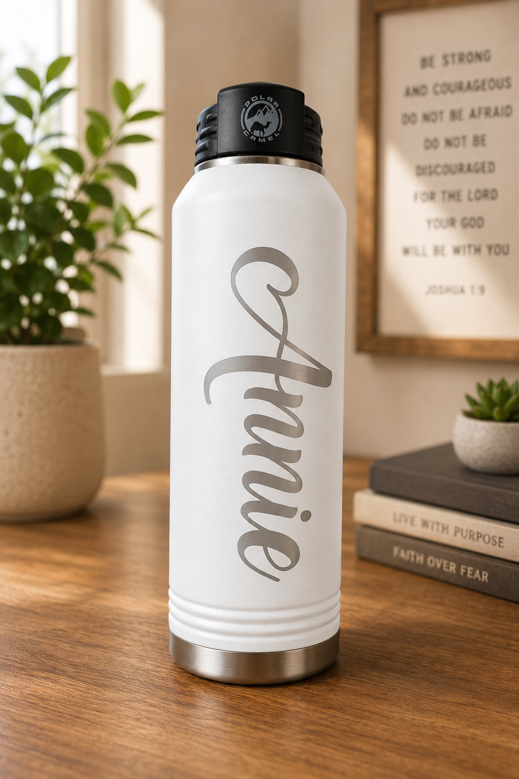 Annie — laser engraved bottles