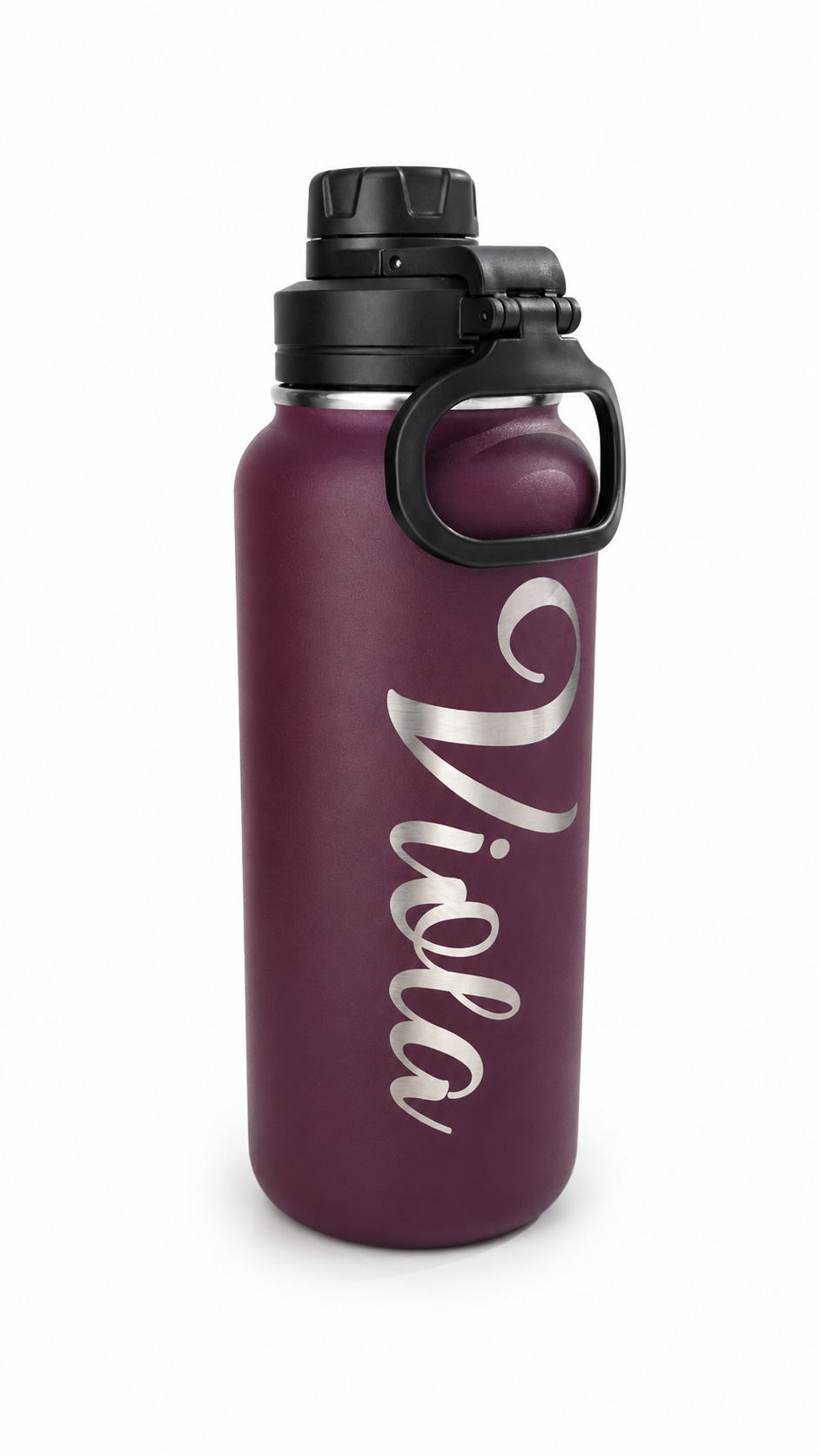 Viola — laser engraved bottles