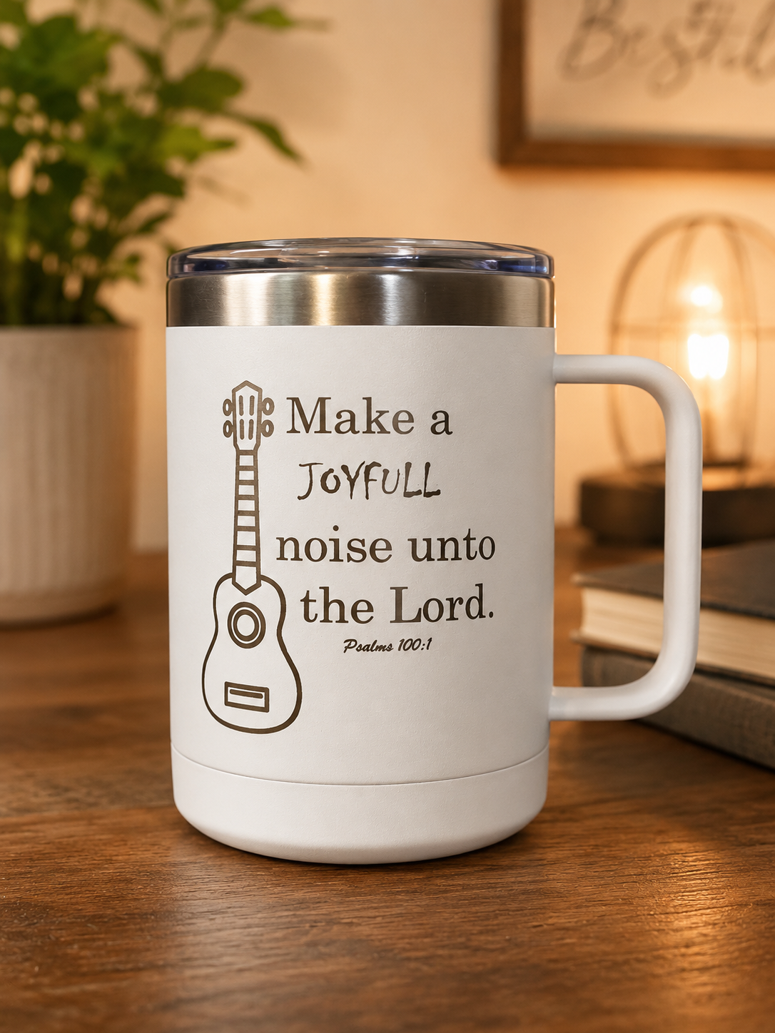 Joyful Noise — laser engraved mugs
